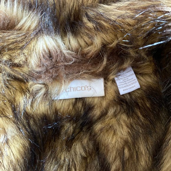 Reversible Faux Fur Suede Vest - Picture 6 of 6